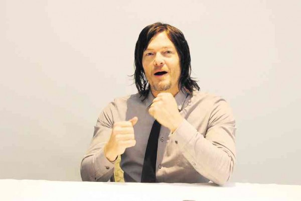 REEDUS. Likes to keep it real. photo by ruben v. nepales 