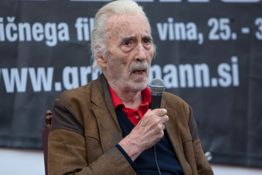 Christopher lee. FILE PHOTO