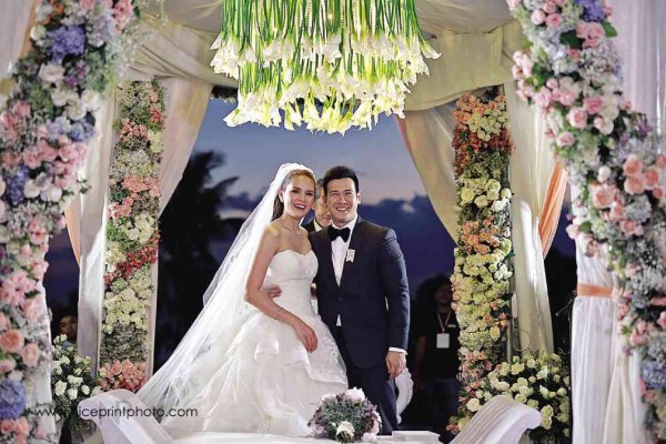 ISABEL Oli and John Prats on their “special day” Nice Print Photo