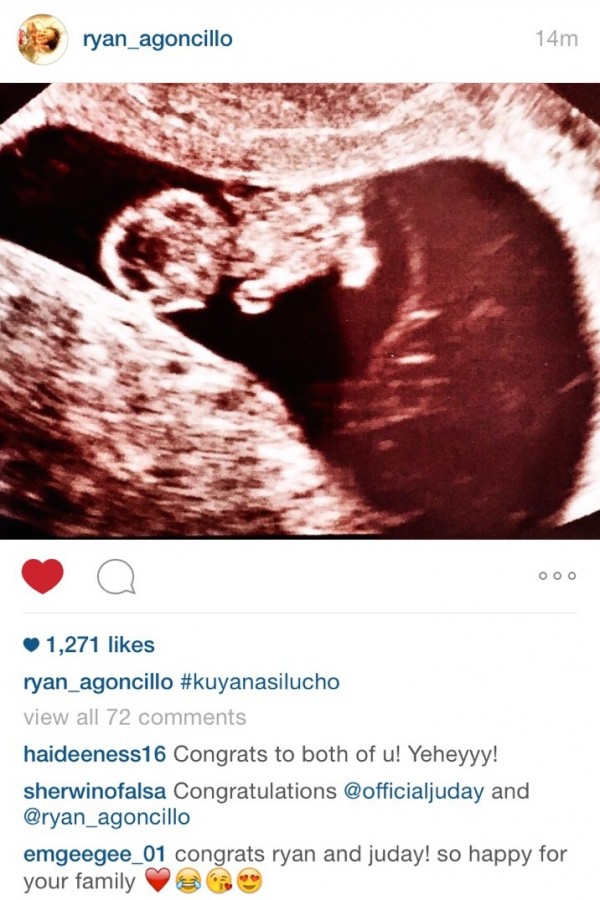 Screengrab of Ryan Agoncillo's post on Instagram.