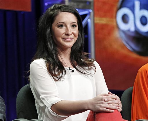 In this July 27, 2012 file photo, Bristol Palin attends the "Dancing with the Stars: All Stars" panel at the Disney ABC Television Critics Association session in Beverly Hills, Calif. Palin says she's pregnant for a second time. The daughter of 2008 Republican vice presidential nominee Sarah Palin announced the pregnancy on her blog Thursday, June 25, 2015. (Photo by Todd Williamson/Invision/AP, FIle)