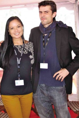 PRODUCER Bessie Badilla (left) and Nicolas Rouilleault of Cannes L’Atelier 