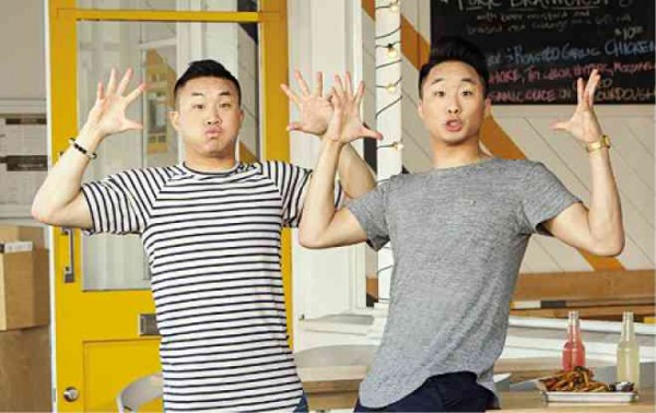 DAVID (left) and Andrew Fung in “Broke Bites”