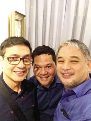  OTHER guests (from left): Orestes Ojeda,  Bayani Agbayani and Ricky Davao 