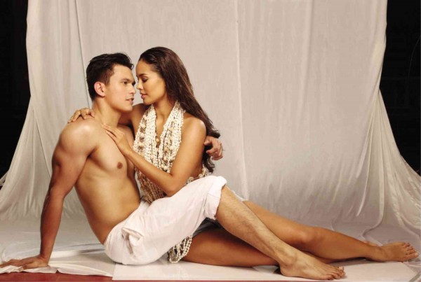 MEGAN Young recalls that she and partner Tom Rodriguez took a sensuality workshop.