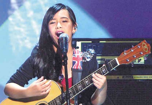 THE YOUNG singer during an “Asia’s Got Talent” performance-
