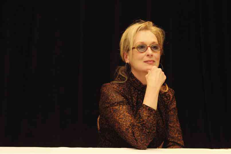 THE GREAT Meryl Streep says, “It was boring to play that representation of a woman as opposed to a (real) woman.”   Photo by Ruben V. Nepales 