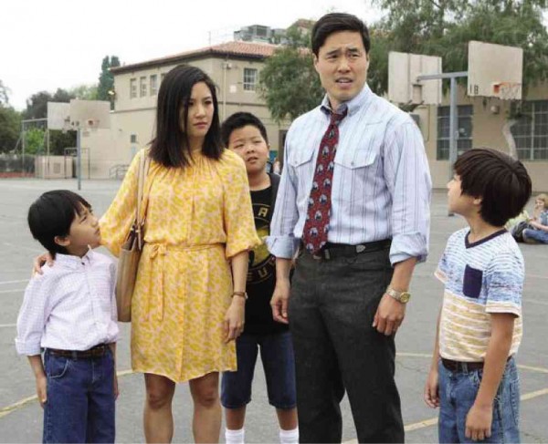 FROM LEFT: Ian Chen, Constance Wu, Hudson Yang, Randall Park and Forrest Wheeler