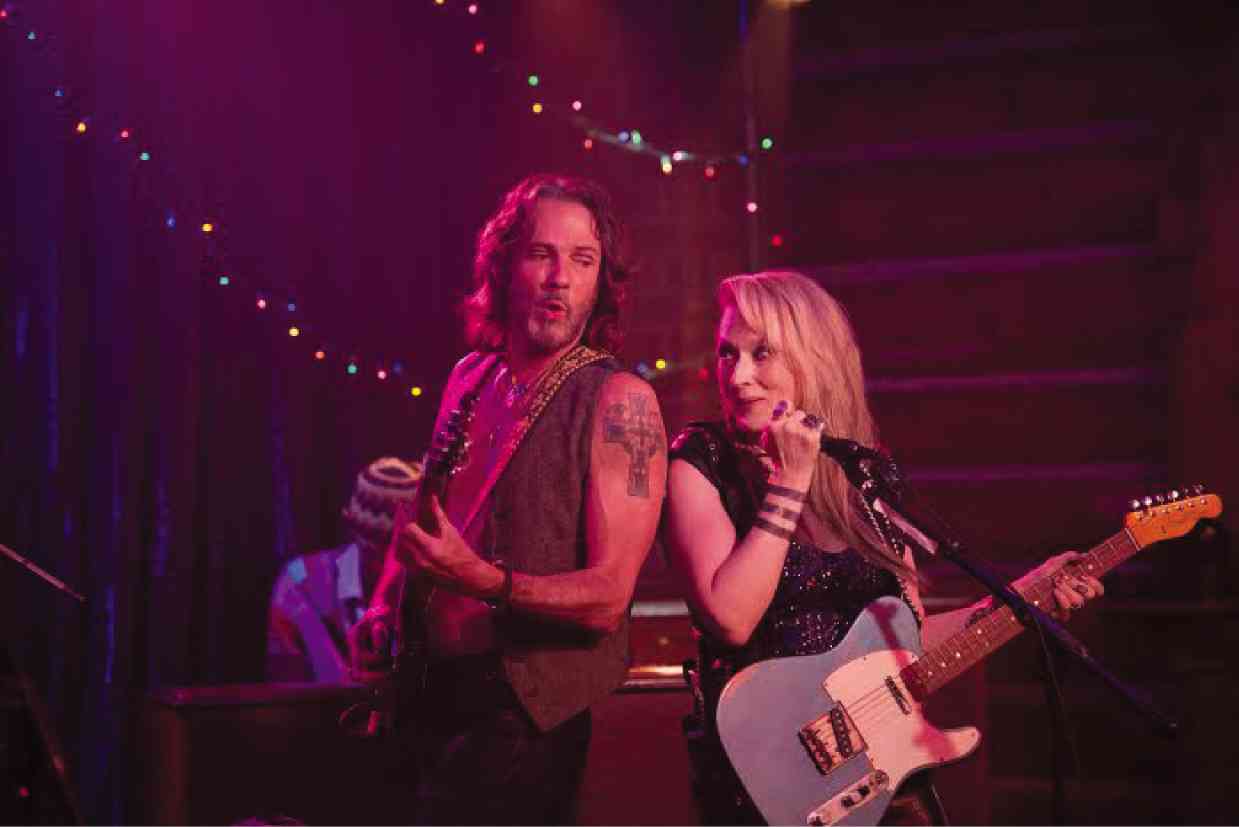 THE ROCKER gave Meryl Streep tips on the guitar.