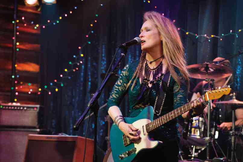 STREEP. Portrays a rock star in “Ricki and the Flash.”