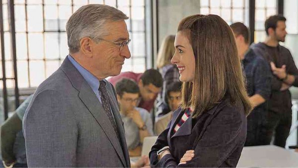 IT TOOK Hathaway a few weeks to stop being tongue-tied around costar Robert De Niro on the set of “The Intern.”