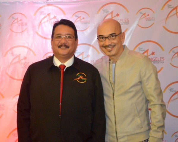Casino Filipino Angeles City branch manager Redentor Rivera and Pagcor Vice President for Entertainment Bong Quintana. CONTRIBUTED IMAGE