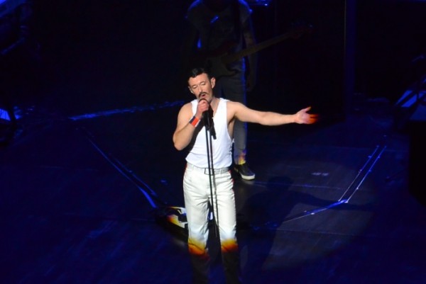 Gary Mullen, a dead-ringer for Freddie Mercury, performs One Night of Queen at Solaire in Manila. Photo by Kristine Sabillo/INQUIRER.net