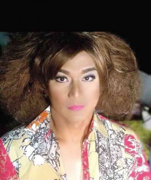 GARDO Versoza, in drag, practiced being sweet and soft for gay role.