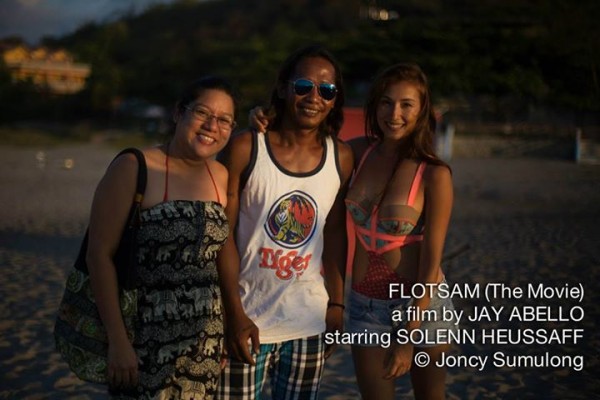 Writer Mickeygirl Galang, Tisoy and Solenn Heusaff.