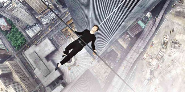 THE ACTOR portrays Philippe Petit, whose daring feat was made convincing by  photorealistic techniques and Imax 3D wizardry.