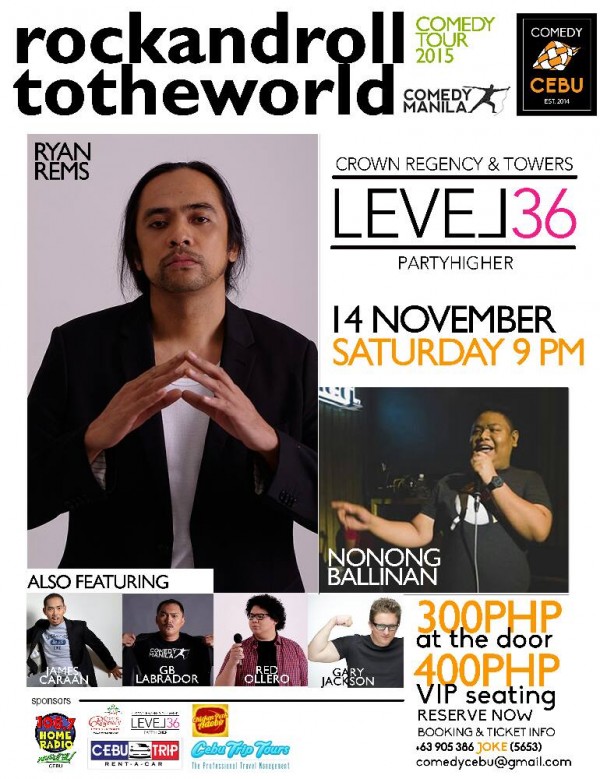 Ryan Rems headlines Rock And Roll To The World Comedy Tour | Inquirer