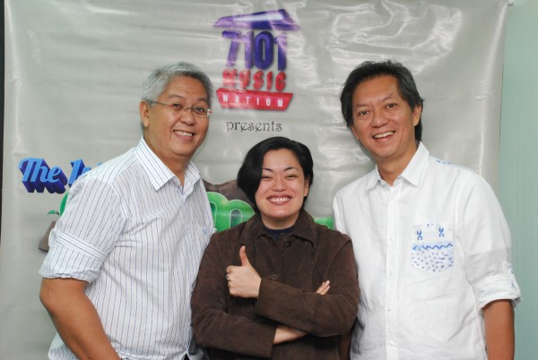 Elements Music Camp top trio Ryan Cayabyab, Twinky Lagdameo and Jun Sy. CONTRIBUTED IMAGE