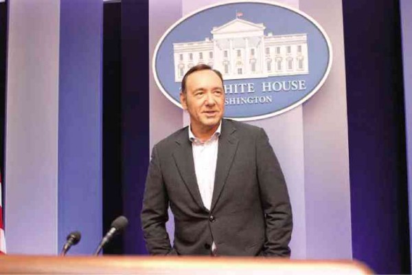 In spite of his show’s Machiavellian aspects, Kevin Spacey insists he is a political optimist. Ruben V. Nepales