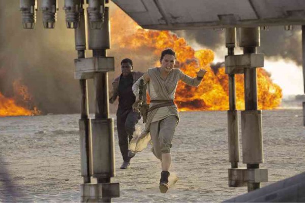 Rey (Daisy Ridley) runs to save herself—and embrace her stellar destiny.