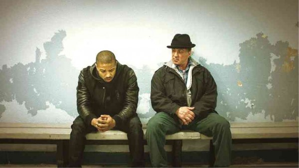 “CREED” costars Jordan and Stallone  WARNER BROS. PICTURES 