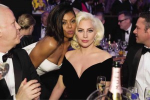 TARAJI P. Henson (left) and Lady Gaga. Photos courtesy of HFPA