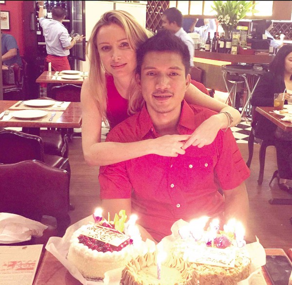 MICHELA Cazzola and James Yap