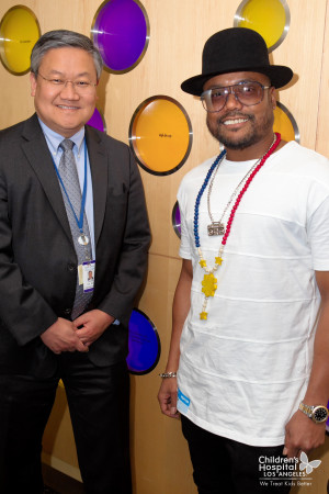 Apl.de.ap with renowned eye surgeon Thomas Lee, division chief for the Vision Center of Children's Hospital Los Angeles.