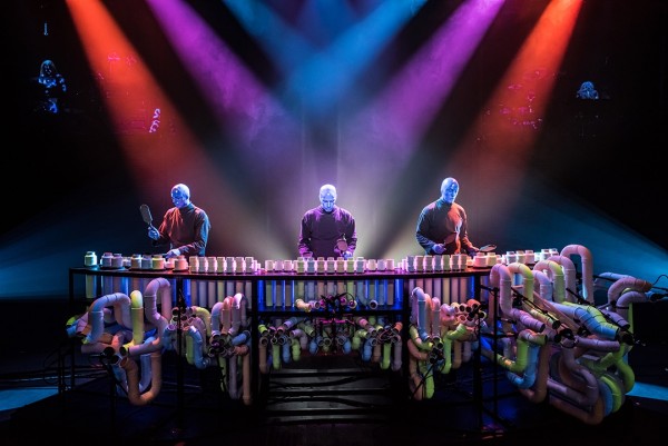 The Blue Man Group. Photo by Lindsey Best via Concertus Manila