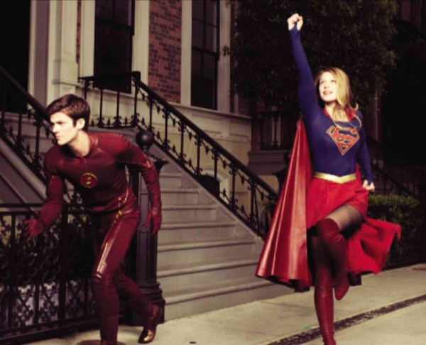 THE FLASH (Grant Gustin) and Supergirl (Melissa Benoist) will team up soon.