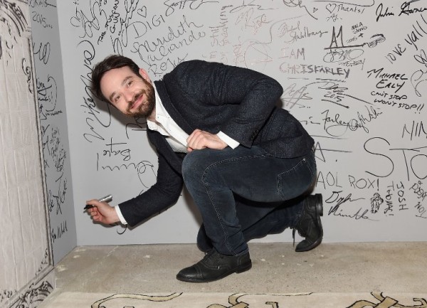 Charlie Cox of Netflix Original Series "Marvel's Daredevil" attends the AOL Build Speakers Series at AOL Studios In New York on March 11, 2016 in New York City.  Getty Images/AFP PHOTO