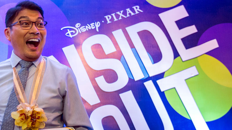 FIRST FOR A PINOY, FIRST FOR LEO Ronnie del Carmen, a University of Santo Tomas alumnus, codirected “Inside Out” that won an Oscar for the best animated feature film. JILSON SECKLER TIU