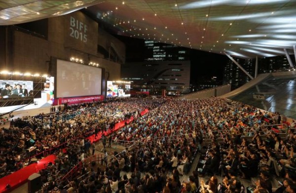 The 20th Busan International Film Festival is held at the Busan Cinema Center on Oct. 6, 2015. An industry-wide association of filmmakers declared a boycott of this year’s event Monday. (BIFF Facebook)