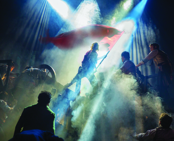 The gripping Barricade scene in "Les Miserables". CONTRIBUTED IMAGE/Concertus Manila