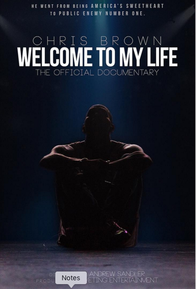 Movie poster of Chris Brown’s documentary film ‘Welcome to my Life”. Screen grab from Chris Brown’s Instagram account, @chrisbrownofficial.