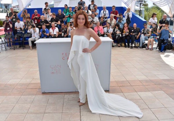 Filipino actress Andi Eigenmann poses on May 18, 2016 during a photocall for the film "Ma'Rosa" at the 69th Cannes Film Festival in Cannes, southern France. / AFP PHOTO / LOIC VENANCE