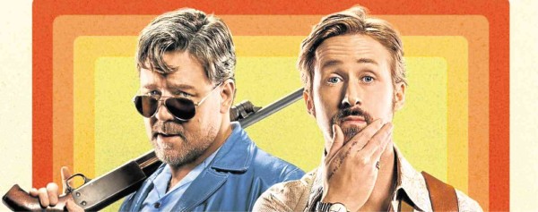 CROWE AND GOSLING. Team up in “The Nice Guys.”
