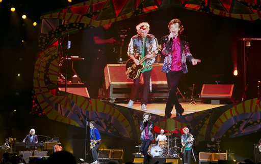 In this March 25, 2016 file photo, Rolling Stones perform in Havana, Cuba. The band has asked Republican presidential candidate Donald Trump to stop playing their songs at his campaign events. In a statement provided Wednesday, May 4, the rock band said they have never given permission to the Trump campaign to use their songs and “have requested that they cease all use immediately.” AP