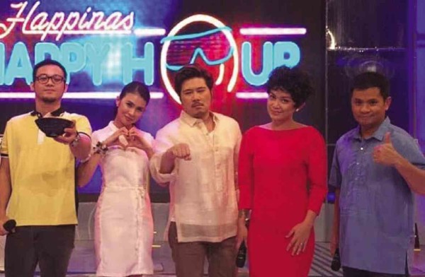 Alwyn Uytingco, Gelli de Belen, Janno Gibbs, Tuesday Vargas and Ogie Alcasid as “presidentiables”