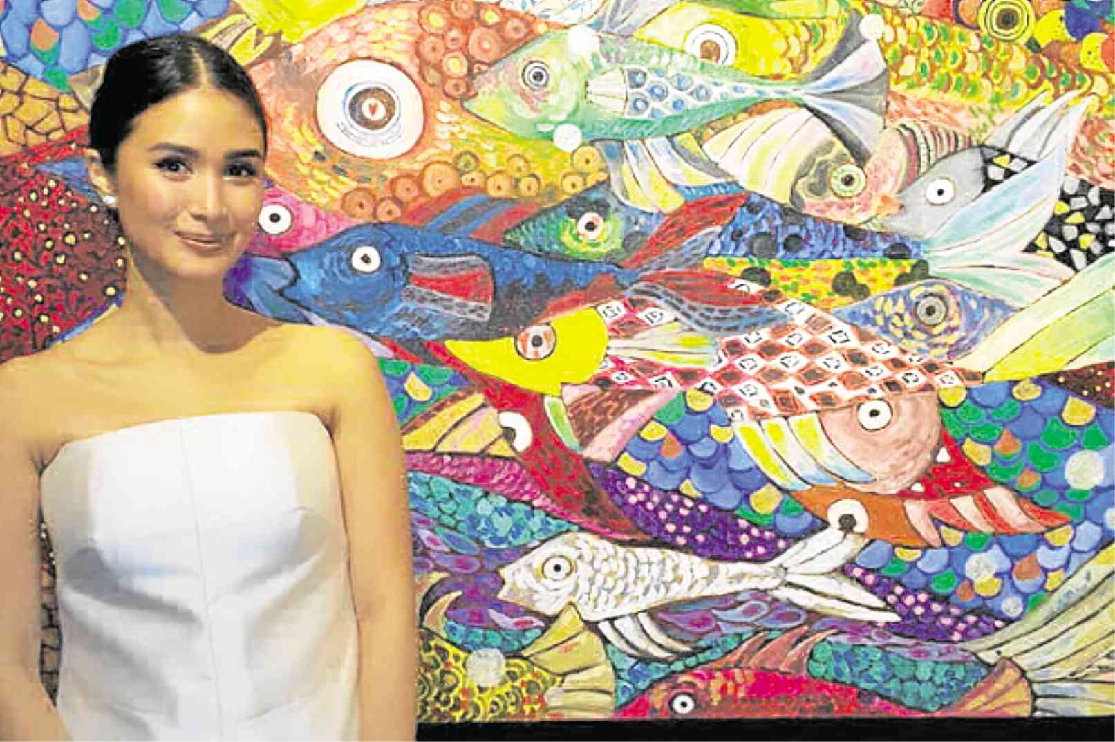 Here's How Much Heart Evangelista Makes With Her Paintings