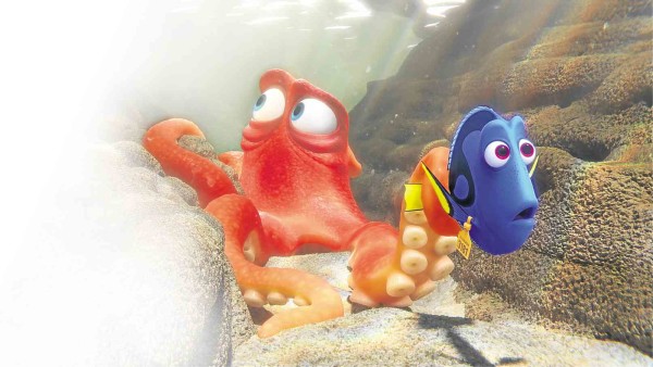 HANK the Octopus (Ed O’Neill) and Dory (Ellen DeGeneres)