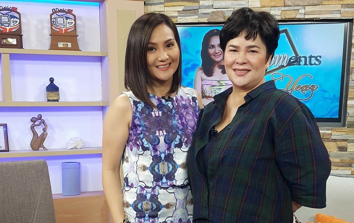 "Moments" host Gladys Reyes and actress Jaclyn Jose. 
