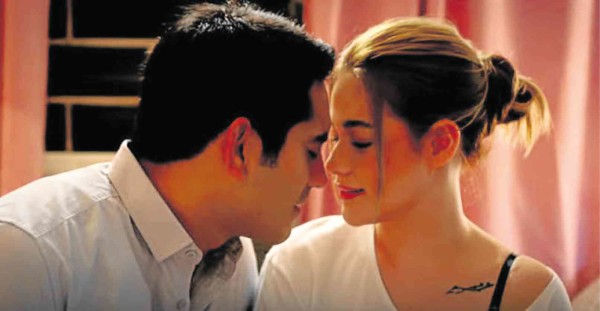 GERALD Anderson (left) and Bea Alonzo