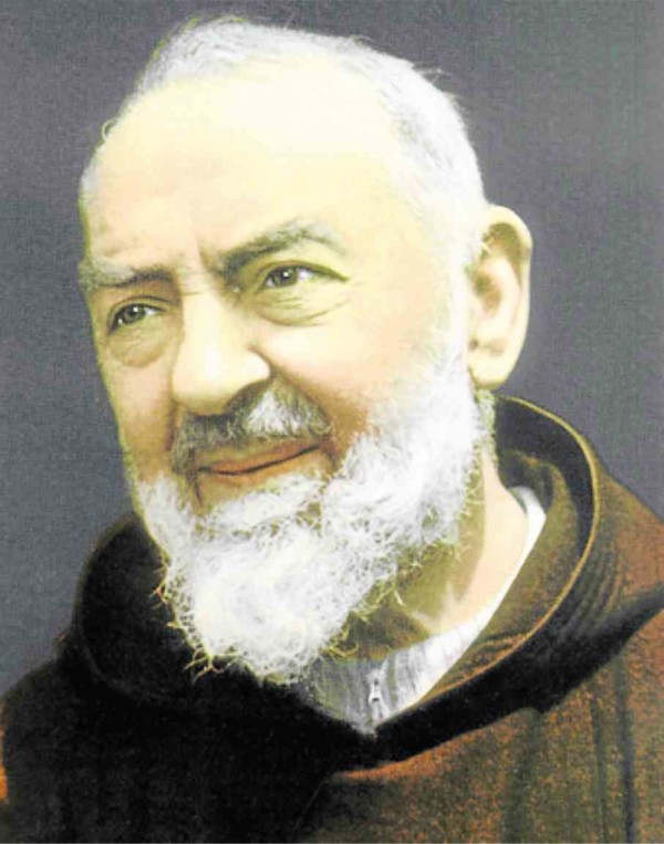 PADRE PIO. His feast day will be commemorated on Sept. 23.