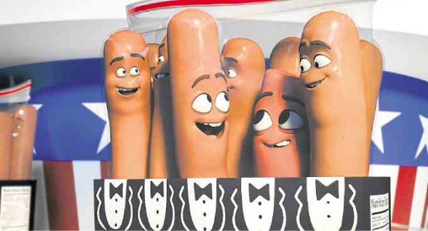 “SAUSAGE PARTY.” Saucy, racy animated feature for grown-ups.