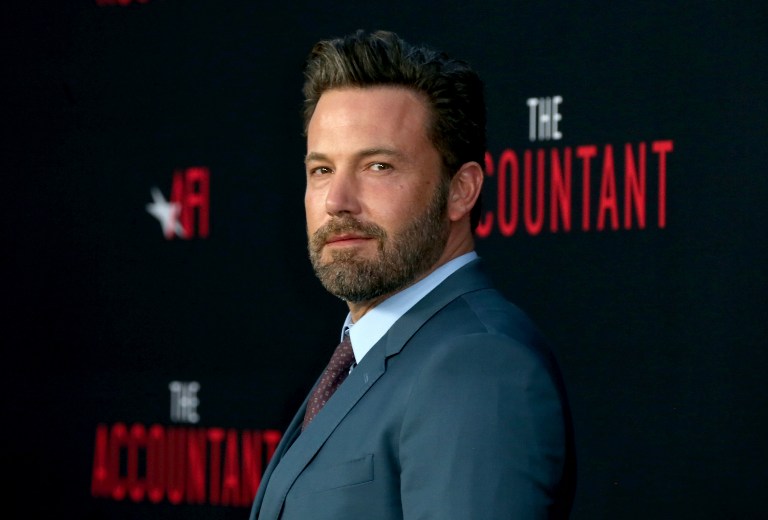 HOLLYWOOD, CA - OCTOBER 10: Actor Ben Affleck attends the premiere of Warner Bros Pictures' "The Accountant" at TCL Chinese Theatre on October 10, 2016 in Hollywood, California.   Frederick M. Brown/Getty Images/AFP