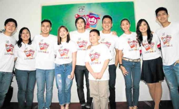 Celebrity endorsers show their support for Sinebata’s young filmmakers.