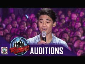 “Pinoy Boyband Superstar” contestant Russell Reyes