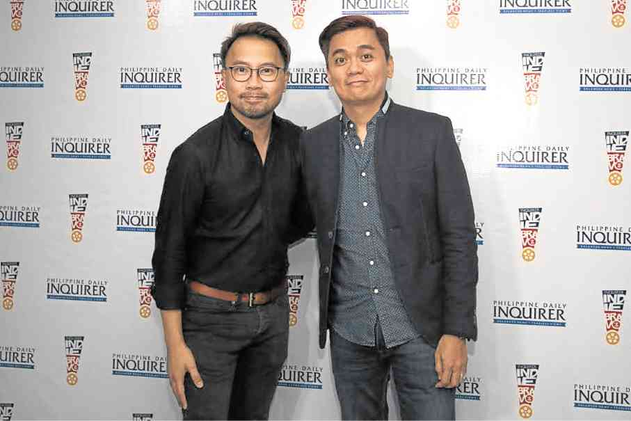 Perci Intalan (left) and Jun Robles Lana         —ALEC CORPUZ