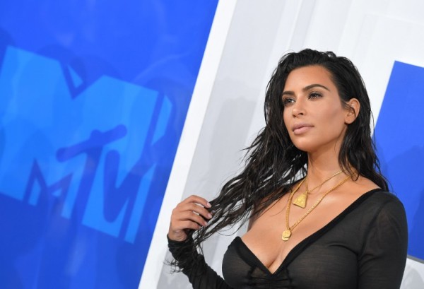 Kim Kardashian West attends the 2016 MTV Video Music Awards on August 28, 2016 at Madison Square Garden in New York. / AFP PHOTO / Angela Weiss